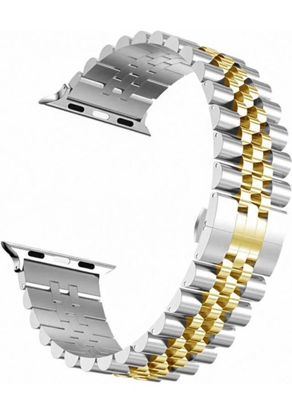 Apple Watch 38 40 41 mm Uyumlu Rlx Metal Kordon