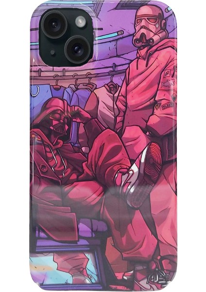 iPhone 15 Kılıf Aesir Seri Desenli Sert Kapak