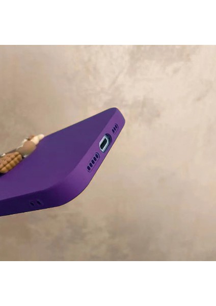 iPhone 15 Pro Kılıf 3D M Bear Kamera Korumalı Silikon Kapak