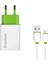 SC113B 2.1A Comfort Seyahat Şarjı +Type-C 2A USB Kablo 1