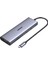 Type-C To 3*usb 3.0 4K/30Hz HDMI VGA Gigabit Ethernet Sd Tf Kart Okuyucu Çoklayıcı Hub Adaptör 1
