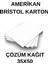 Amerikan Bristol Karton 35X50 cm 230 gr - 50 Adet 1