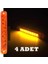 Sarı 9 Ledli Parmak Lamba 12V-24V 4 Adet 1