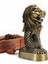 Vintage Metal Singapur Merlion Biblo Antik Bronz 16 cm 1