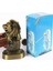 Vintage Metal Singapur Merlion Biblo Antik Bronz 16 cm 4