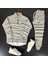 Unisex Nike Baskılı Yarım Fermuarlı Sweatshirt-Eşofman Altı Set Kombin 2