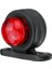 Mini Takoz Lamba Tek Ledli Kırmızı-Beyaz 12V-24V 1 Adet 1