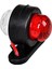 Mini Takoz Lamba Tek Ledli Kırmızı-Beyaz 12V-24V 1 Adet 2
