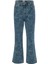 Denim Trip Yüksek Bel Ankle Paça Crop Indigo Kadın Denim Pantolon DT10275 Mına Crop Bootcut Fit Yükse 1