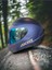 Axxıs Draken Laci Blue. ''2 Vizörlü'' + ''sticker'' Hediyeli, Mat Motosiklet Kapali Kask 1