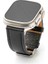Klasik Siyah Gerçek Deri Apple Watch Kordon Seri 1-8, Se, Ultra ve Ultra 2 ile Uyumlu 1