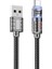 U122 Kristal Uç 3A USB To Type-C Hızlı Data ve Şarj Kablosu 1