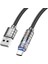 U122 Kristal Uç 3A USB To Type-C Hızlı Data ve Şarj Kablosu 3