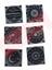 ® Ay ve Yıldız Kolay Desen Stampa Seti (6 Lı Set) 1