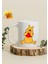 Winnie The Pooh Temalı Sevimli Eğlenceli Özel Tasarım Baskılı Kupa Bardak Hediye Bardak 2