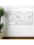 Yazılabilir Türkiye Haritası Manyetik Duvar Stickerı 110 x 56 cm 2