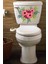 Kır Çiçekleri Klozet Sticker Dekoratif Banyo Sticker 1