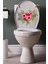 Kır Çiçekleri Klozet Sticker Dekoratif Banyo Sticker 2