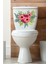 Kır Çiçekleri Klozet Sticker Dekoratif Banyo Sticker 4