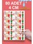 Mutlu Yıllar Sticker 4 cm 80 Adet - Suya Dayanıklı Yeni Yıl Yılbaşı Figürleri Etiket 1