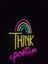 Think Positive Neon LED Tabela Dekoratif Aydınlatma Çocuk ODASI(50X50CM) 3