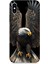 Apple iPhone Xs Max Uyumlu Silikon Kılıf Beyaz Başlı Kara Kartal 1