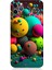 Apple iPhone 11 Pro Max Uyumlu Silikon Kılıf Renkli Küre Daireler 1