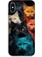 Apple iPhone Xs Uyumlu Silikon Kılıf Renkli Sevimli Kedi Yüzleri 1