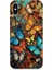 Apple iPhone Xs Max Uyumlu Silikon Kılıf Pastel Renkli Kelebekler 1