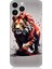 Apple iPhone 13 Pro Max Uyumlu Silikon Kılıf Sarı Kırmızı Aslan 1