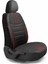 Land Rover Discovery 3 L319 2004-2009 Sport Deri Modüler Koltuk Kılıfı Takımı Siyah Kırmızı 2