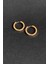 Kadın Gold Halka Çelik Küpe Paslanmaz Çelik 16 mm Küpe 2