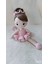 Pembe Balerin Bebek Amigurumi Organik Oyuncak 2