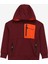 Discovery Expedition Mürdüm Erkek Çocuk Kapüşonlu Oversize Sweatshirt D3WB-SWT13 1