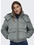 Açık Mavi Kadın Mont Onlevı Cargo Puffer Jacket Otw 5
