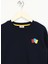 Kabartma Erkek Çocuk Lacivert Sweatshırt HRBTXT300 Haribo Çocuk Sweatshirt 4