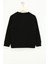 Baskılı Kız Çocuk Siyah Sweatshırt HRBTXT302 Haribo Çocuk Sweatshirt 2