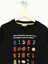 Baskılı Kız Çocuk Siyah Sweatshırt HRBTXT302 Haribo Çocuk Sweatshirt 3