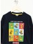 Baskılı Erkek Çocuk Lacivert Sweatshırt HRBTXT301 Haribo Çocuk Sweatshirt 4