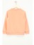 Baskılı Kız Çocuk Somon Sweatshırt HRBTXT302 Haribo Çocuk Sweatshirt 3