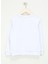 Kabartma Kız Çocuk Beyaz Sweatshırt HRBTXT300 Haribo Çocuk Sweatshirt 3