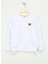 Kabartma Kız Çocuk Beyaz Sweatshırt HRBTXT300 Haribo Çocuk Sweatshirt 2