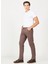 Normal Bel Slim Fit Kahve Erkek Chino Pantolon W12S004220 Texas Slim Chino Pant 3