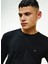 Bisiklet Yaka Siyah Erkek T-Shirt Mw0Mw10804Bds 2