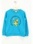 Baskılı Erkek Çocuk Turkuaz Sweatshırt HRBTXT305 Haribo Çocuk Sweatshirt 1