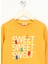 Kabartma Kız Çocuk Hardal Sweatshırt HRBTXT306 Haribo Çocuk Sweatshirt 4