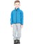 Düz Mavi Erkek Çocuk Polar Üst Marıo - Male Fleece AT300 3