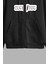 Unisex Siyah Kapüşonlu Sweatshirt Ceket Love You Baskılı 4