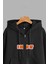 Unisex Siyah Kapüşonlu Sweatshirt Ceket I Did It Baskılı 3
