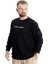 Büyük Beden Erkek Sweat Kuplu Creative Director 23167 Siyah 1